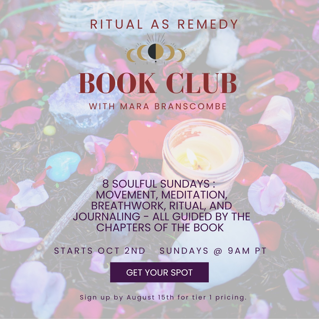 Ritual as Remedy Book Club