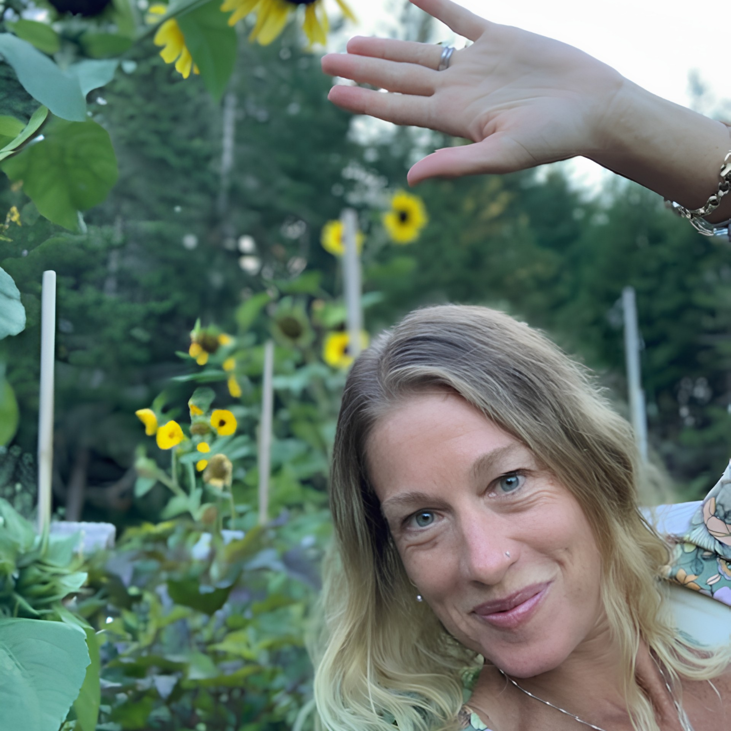 Mara Branscombe Hollyhock retreat on Cortes Island featuring yoga, meditation, nature, spiritual wellness, and transformational retreat experiences